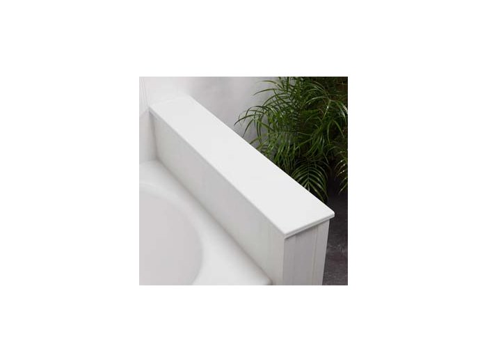 Knee Wall Cap, Acrylic (3/4 X 6 X 40), White