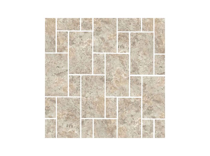 Imp/Hopscotch 65X98.5 W/ 4 Special Bends Bianco Travertine