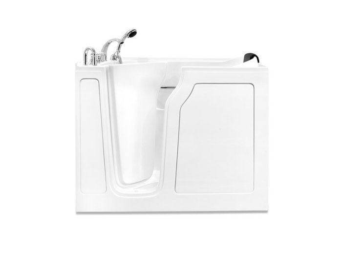 Grove Gel Coat Inward Swing Door Hydro Tub (Hydro Spa System Only), 28x48, Left-Hand, White