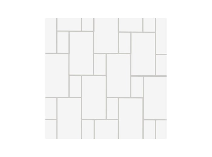 Imp/Hopscotch 40X98.5 W/ 2 Special Bends Matte White Grayline