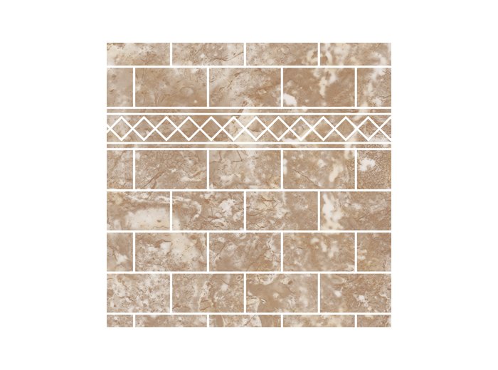 Imp/Flagstone 65X98.5 W/ 2 Special Bends Sandalwood