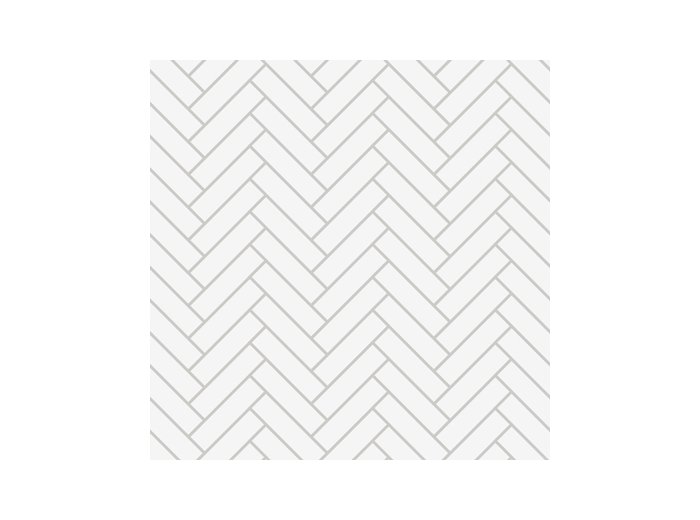 Imp/Herringbone 60X103 W/ 2 Special Bends Matte White Grayline