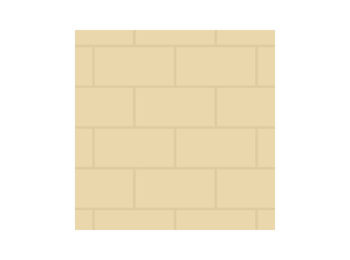 Imp/Roman Block 60X103 W/ 3 Special Bends Almond