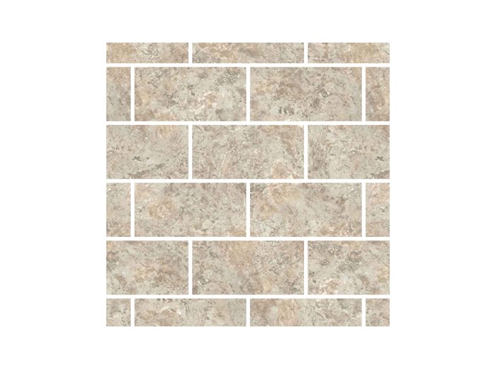 Imp/Roman Block 60X103 W/ 3 Special Bends Bianco Travertine