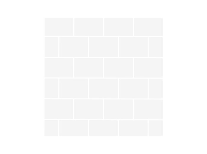 Imp/Cobblestone 65X98.5 W/ 1 Special Bend Matte White