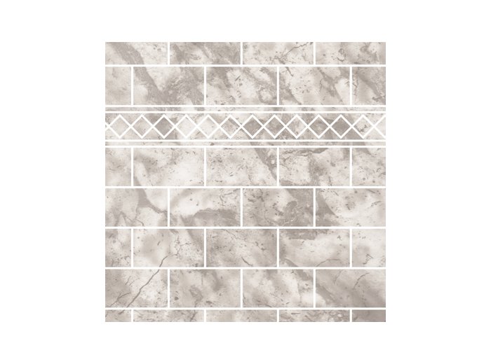 Imp/Flagstone 65X98.5 W/ 2 Special Bends Arctic Ice