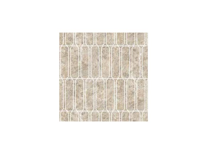 IMP/Oblong 65X98.5 W/ 1 Special Bend Bianco Travertine