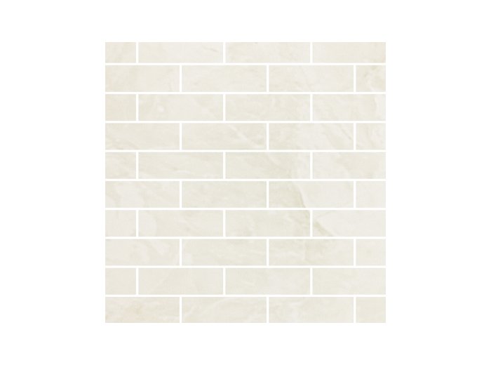 Rvl/4x12 Subway 40X103 W/ 2 Special Bends Silver White Marble