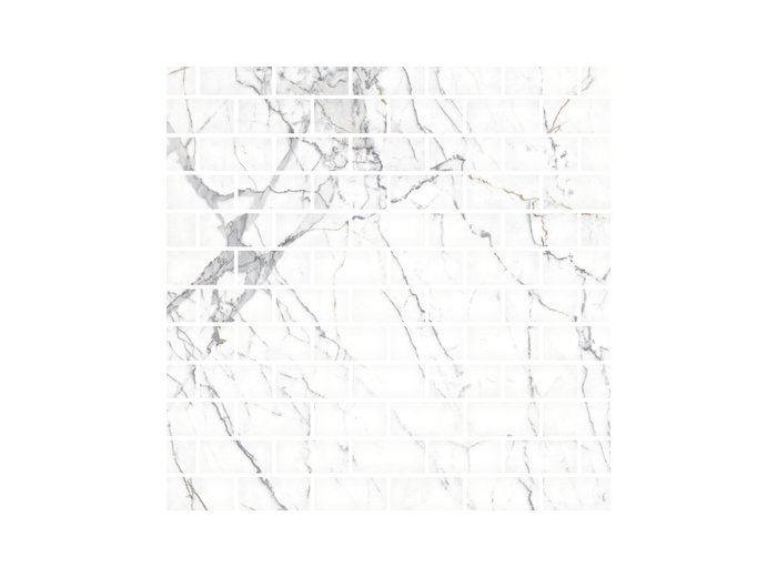 Rvl/3X6 Subway 40X103 W/ 1 Special Bend Calcutta Marble