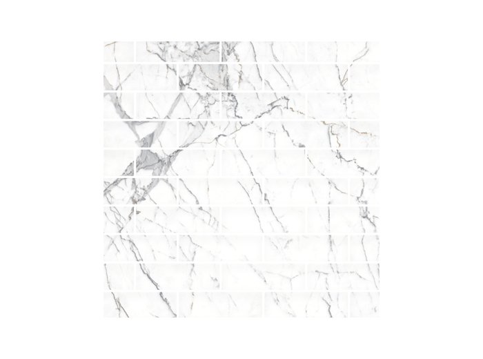 Rvl/4x12 Subway  60X103 W/ 1 Special Bend Calcutta Marble