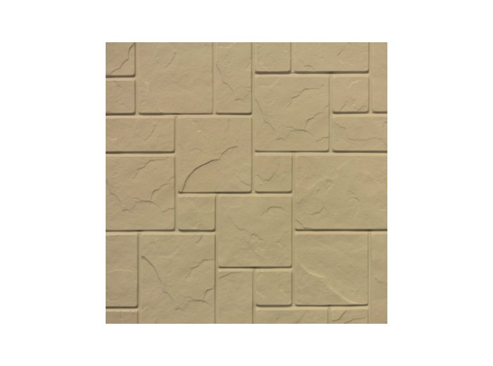 Piazza Sim-Tile Back Wall, Sandbar