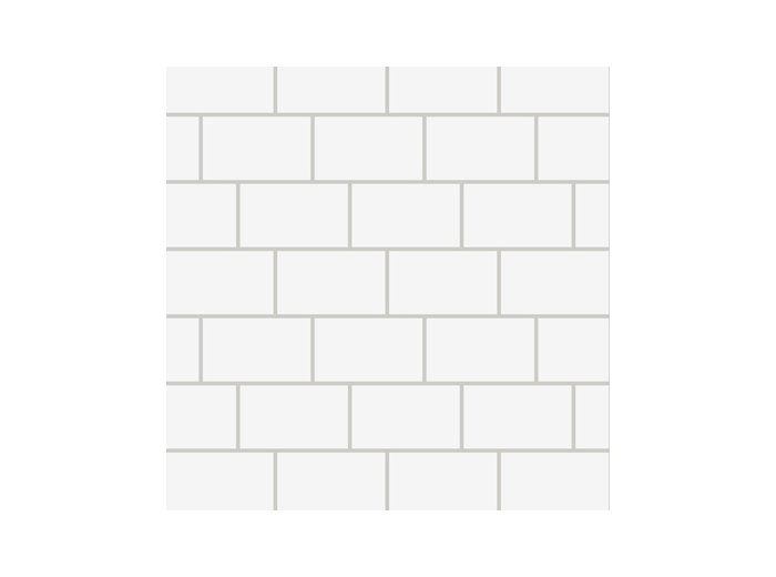 Le/9X15 Monument Back Wall W/ 4 Special Bends Matte White Grayline