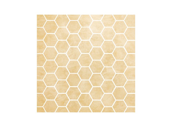 Rvl/6 Inch Hexagonal Side Wall Travertine