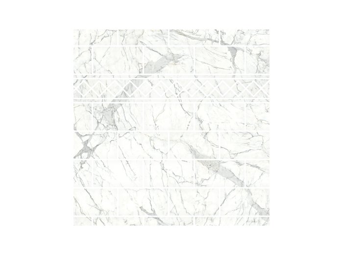 LE/Flagstone Side Wall W/ 2 Special Bends Santorini White