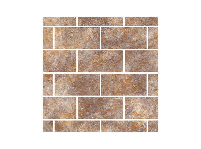 Rvl/12X24 Roman Block 40X103 W/ 2 Special Bends River Rock