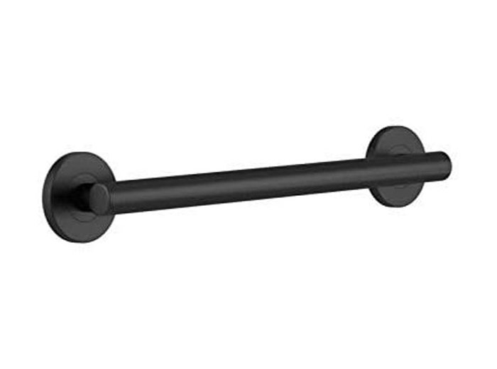 18 Inch Contemporary Grab Bar, Matte Black