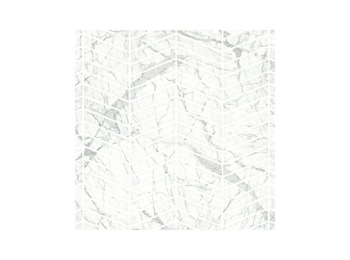 LE/6x15 Chevron Side Wall W/ Regular Bend Santorini White