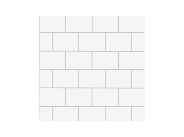 Le/Cobblestone Wainscot Matte White Grayline