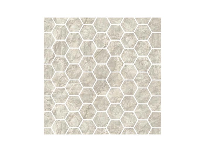 LE/Hexagonal Wainscot Napoli Marble