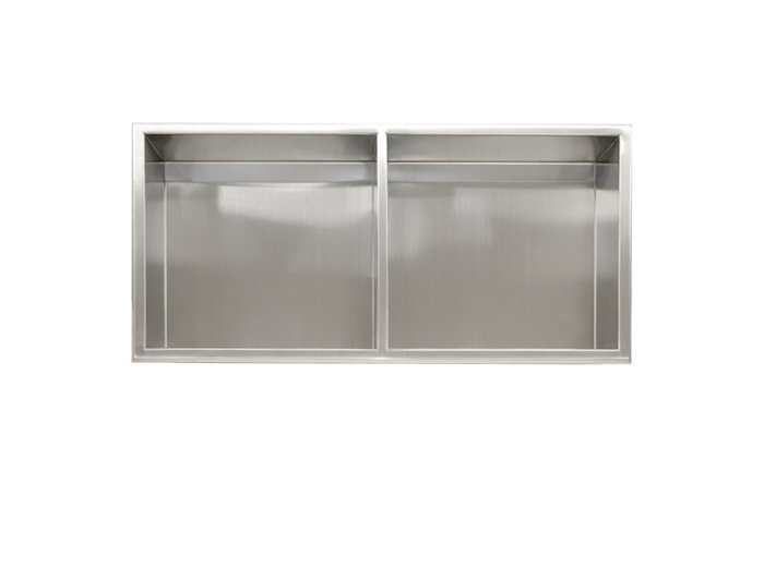 Liquid Accents 12 x 24 Inch Niche, Stainless Steel