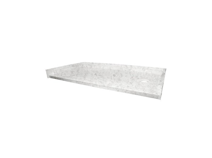 Low-Barrier 60 X 32 Shower Base, Right-Hand, Evo