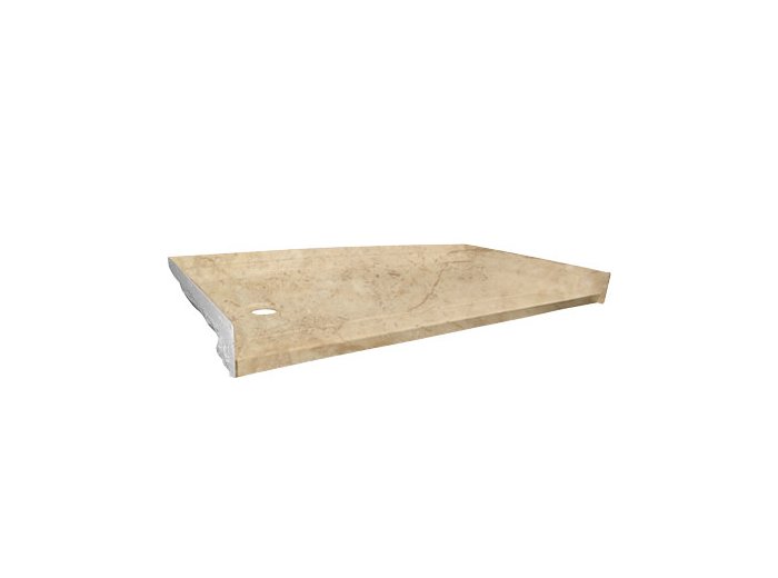 Low-Barrier 60 X 30 Shower Base, Left-Hand, Sierra Sand