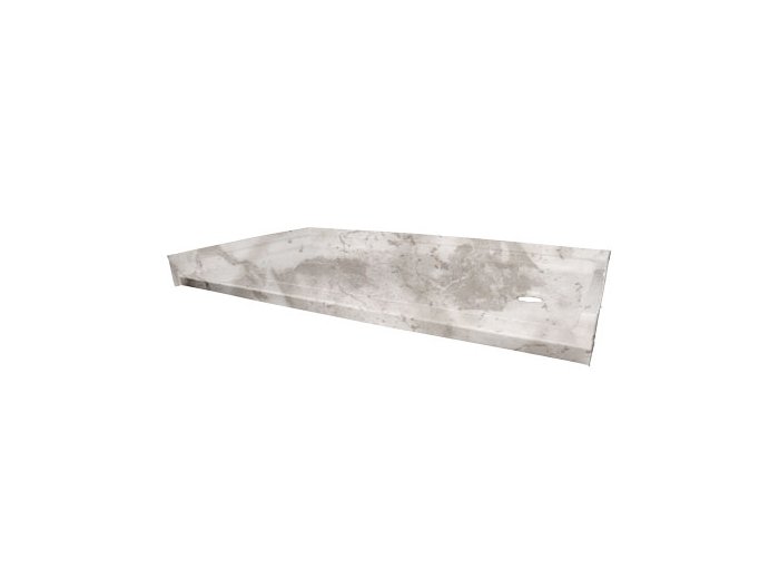 Low-Barrier 60 X 30 Shower Base, Right-Hand, Arctic Ice