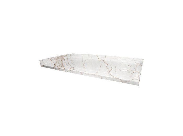 Low-Barrier 60 X 32 Shower Base, Right-Hand, Tuscany
