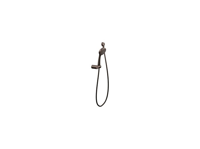Moen 3865Ep Eco Performance One-Function Hand Shower W/ Wall Bracket Oil Rubbed Bronze (W/ Elbow)