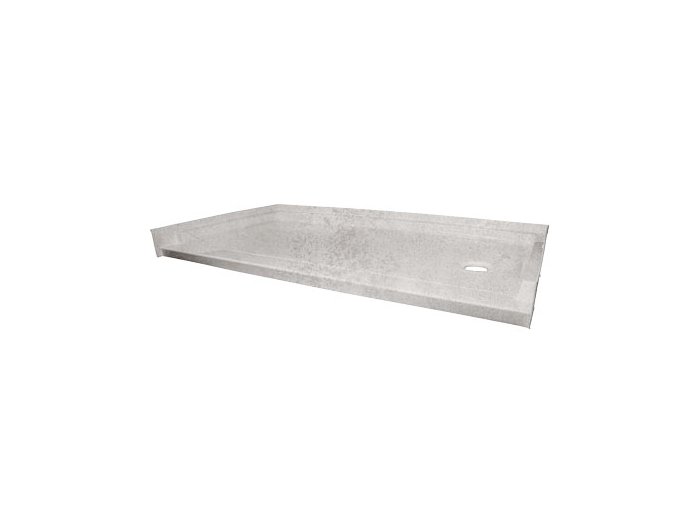 Low-Barrier 60 X 30 Shower Base, Right-Hand, Carbon Ash