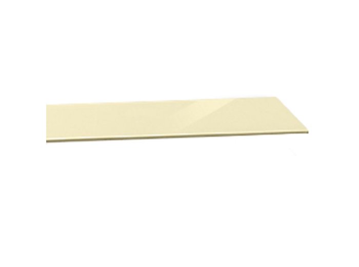 8 inch X 60 inch Cast Polymer Ramp For Low-Barrier Shower Base, Biscuit