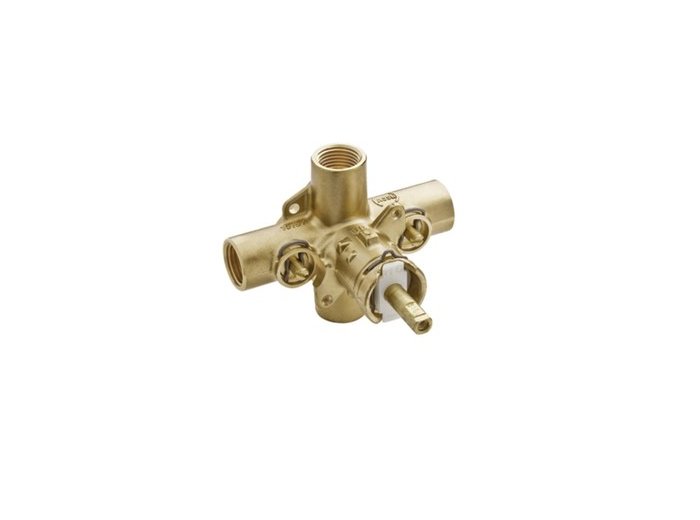 Moen 62390 M-Pack Posi-Temp 1/2 In Ips Connection Stops Valve Only - No Trim Kit