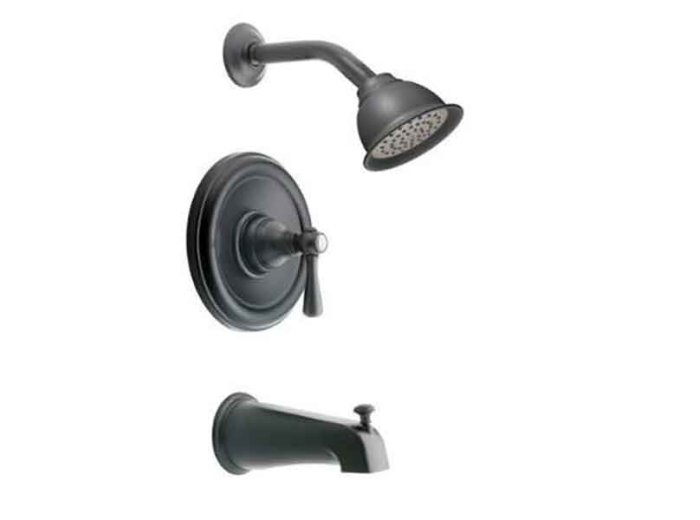 Moen Kingsley 2113 Tub/Shower Trim W/ 62390 M-Pack Posi-Temp Valve - Wrought Iron