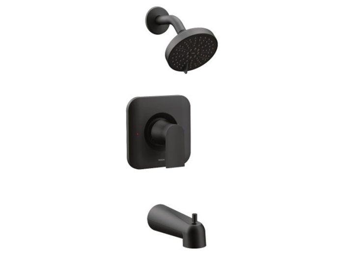 Moen 2473 Genta Posi-Temp Tub & Shower Trim, Matte Black