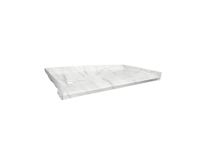 Low-Barrier 60 X 32 Shower Base, Left-Hand, Galena