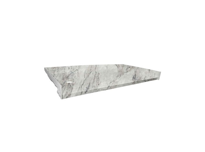 Low-Barrier 60 X 32 Shower Base, Left-Hand, Lightning