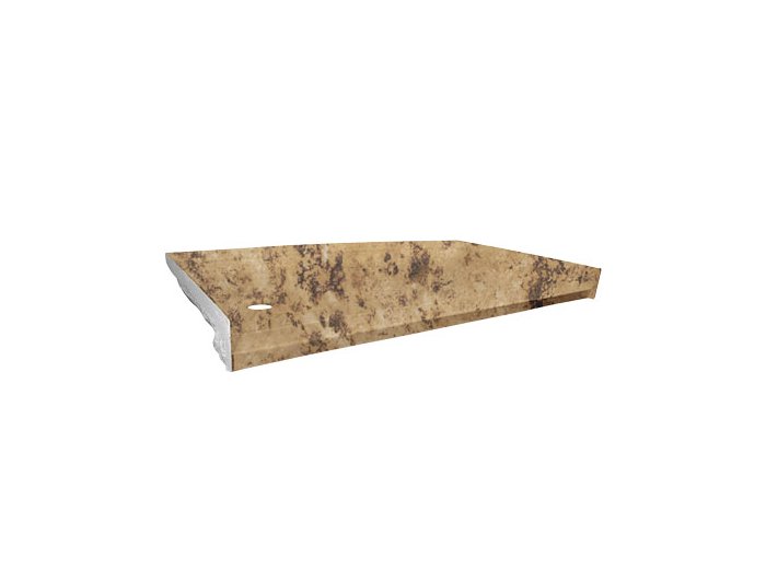 Low-Barrier 60 X 32 Shower Base, Left-Hand, Madeira Granite