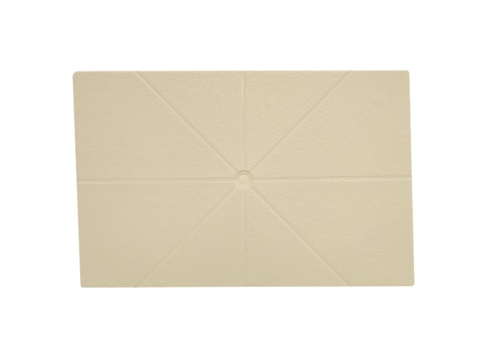 Flat Shower Floor With Drain Channels 60x94, Sandbar