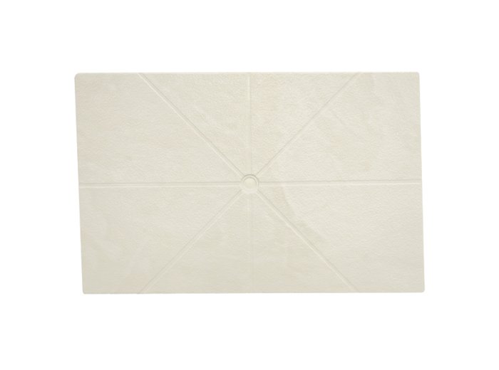 Flat Shower Floor  With Drain Channels 60x94, Silver White