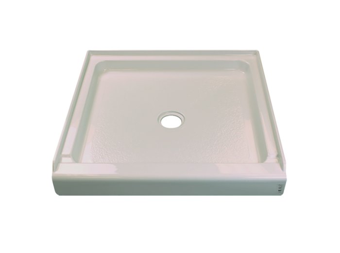 32x32x3.5 Center Drain, Gray
