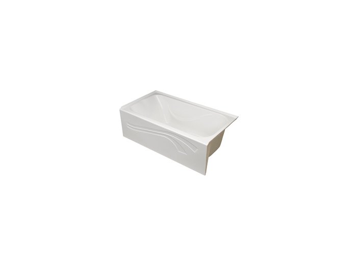 Acrylic Replacement Tub 60x32x19 w/Arm & Head Rest, RH Straight Skirt, Sandbar