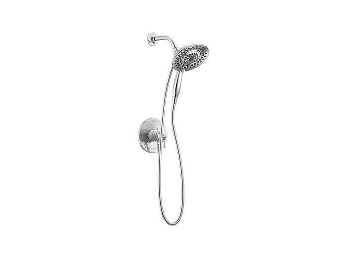 Saylor Two Handle Multi Function Shower Faucet in Chrome (Trim Only)
