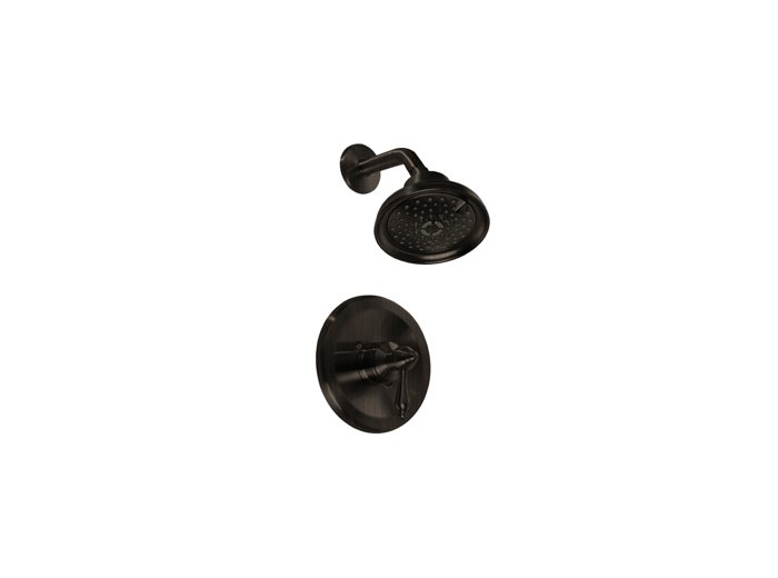 Liquid Accents Kensington Shower Trim and Valve, 4-Function Shower Head, Oil Rubbed Bronze