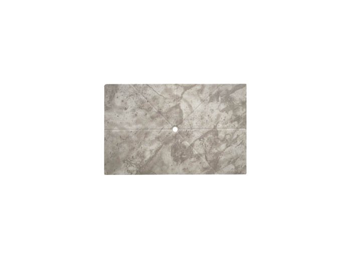 Flat Shower Floor With Drain Channels 60x94, Arctic Ice