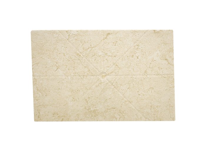Flat Shower Floor With Drain Channels 60x94, Brecchia