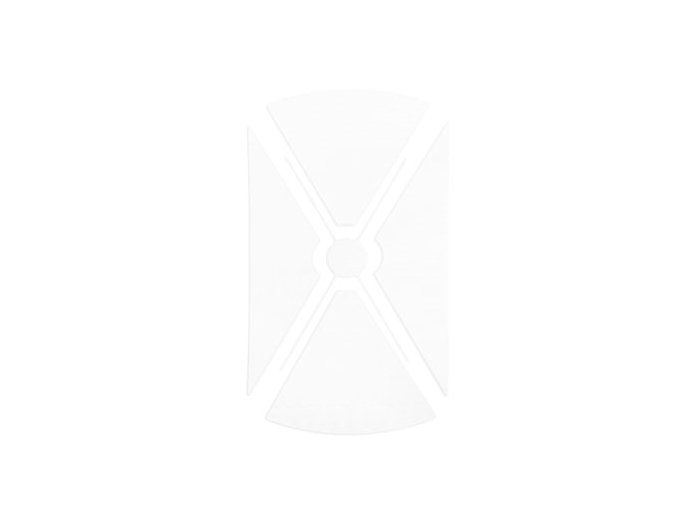Safety Soft Seating & Flooring Large Shower Base, 39 inch x 20 inch, Center Drain, Bright White