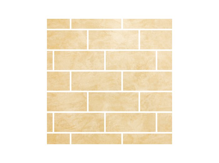 LE/6x15 Bayview Side Wall W/ Regular Bend White Travertine