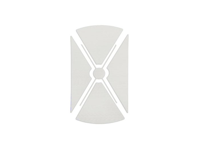 Safety Soft Seating & Flooring Large Shower Base, 39 inch x 20 inch, Center Drain, Off White