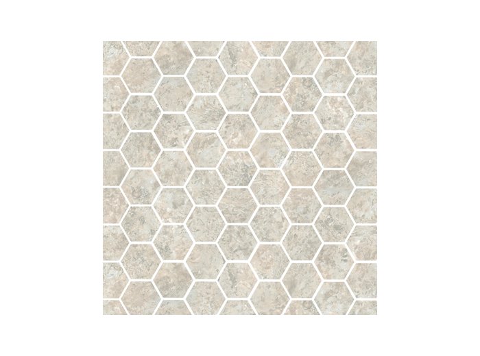 Imp/Hexagonal 60X103 W/ 3 Special Bends San Michele Travertine