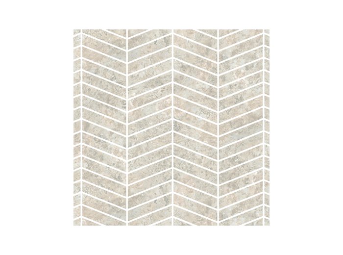 Imp/Chevron 65X98.5 W/ 3 Special Bends San Michele Travertine